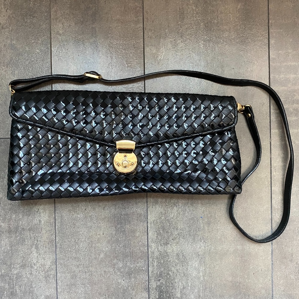Stefano Bravo Vintage Black Leather Bag